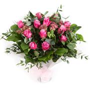 Dozen Long Stemmed Pink Roses