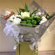 Christmas Hand-Tie (Whites)